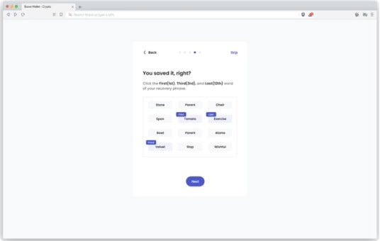 Brave Wallet UI